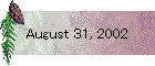 August 31, 2002