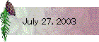 July 27, 2003