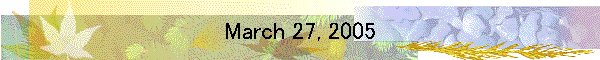 March 27, 2005