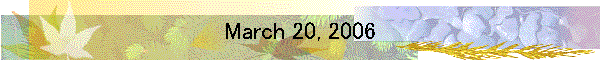 March 20, 2006