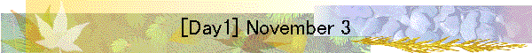 [Day1] November 3