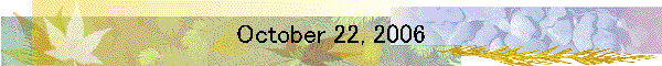 October 22, 2006