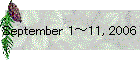 September 1～11, 2006
