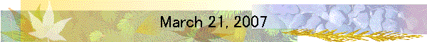 March 21, 2007