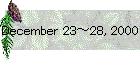 December 23～28, 2000
