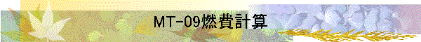 MT-09燃費計算