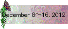 December 8～16, 2012